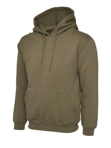 Classic Hooded Sweatshirt - Military Green - XXLarge