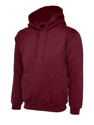 Classic Hooded Sweatshirt - Maroon - XLarge