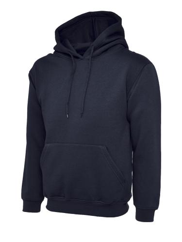 Classic Hooded Sweatshirt - Navy - XLarge