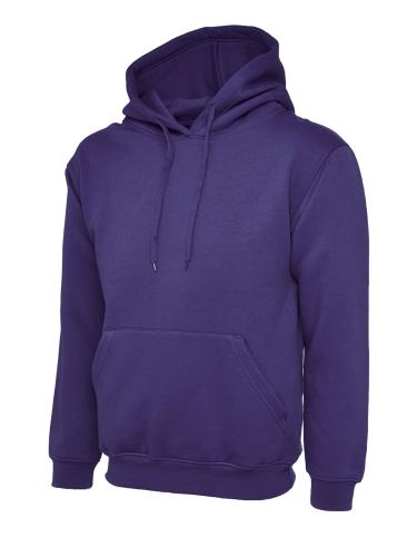 Classic Hooded Sweatshirt - Purple - XXLarge