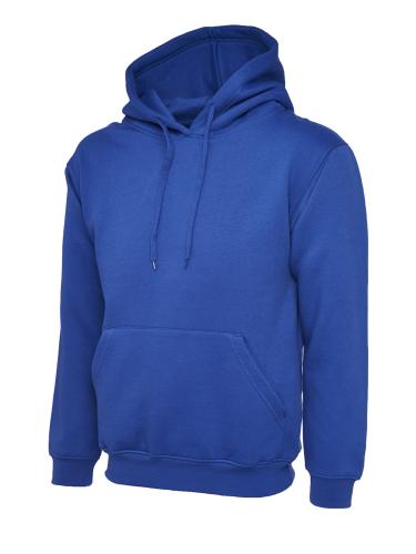 Classic Hooded Sweatshirt - Royal - XLarge