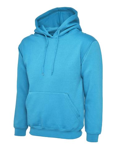 Classic Hooded Sweatshirt - Sapphire Blue - XLarge