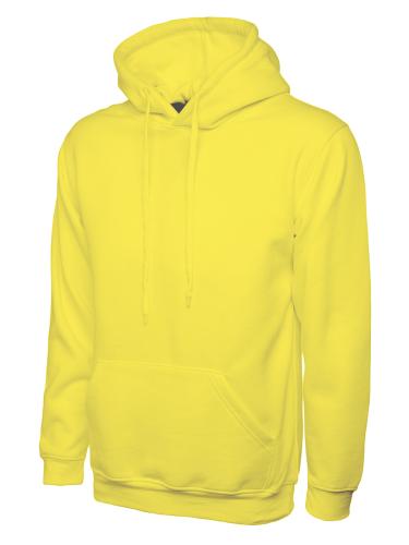 Classic Hooded Sweatshirt - Yellow - Large