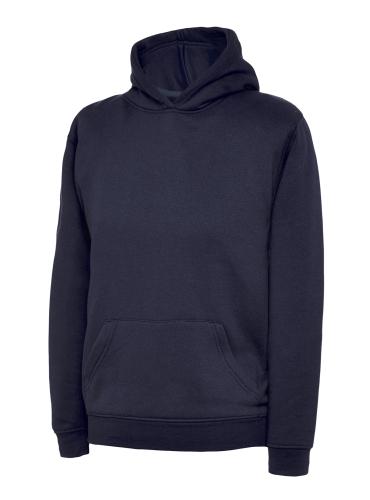 Childrens Classic Hooded Sweatshirt - Navy - 7-8yrs