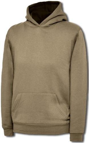 Childrens Classic Hooded Sweatshirt - Olive - 3-4yrs