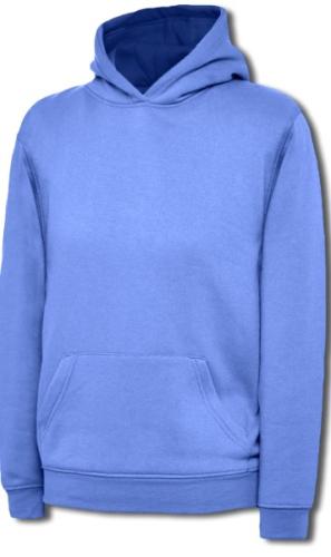 Childrens Classic Hooded Sweatshirt - Violet - 2yrs