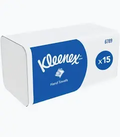 Kleenex V-Fold Paper Towels 6789, FSC Certified, 15x186 Sheets