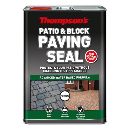 THOMPSON PATIO & BLOCK PAVING SEAL NATURAL 5LTR