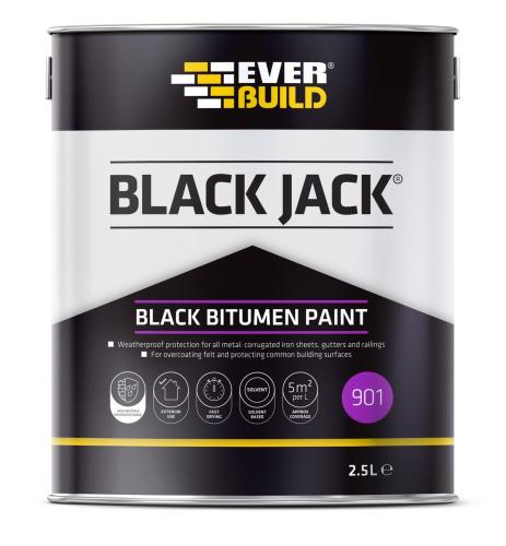 EVB BITUMEN PAINT BLACK 2.5LTR   