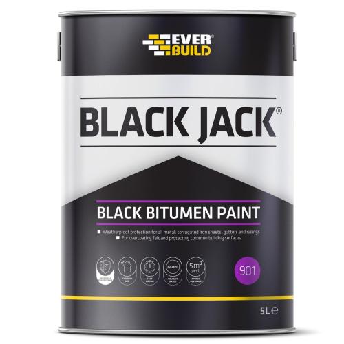 EVB BITUMEN PAINT BLACK 5LTR                                