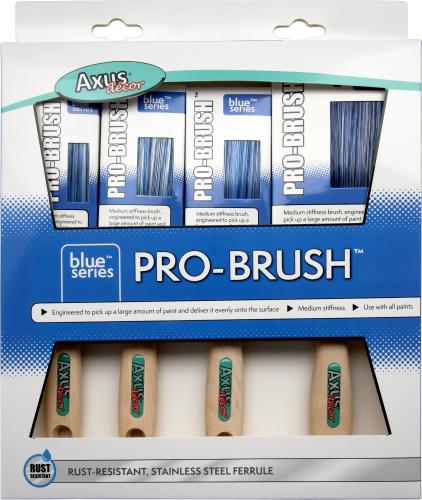 AXUS BLUE SERIES 4 SET BRUSHES