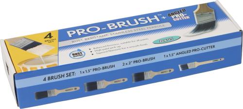 AXUS DECOR PRO BRUSH SET 4PC
