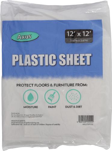 AXUS POLY DUSTSHEET 12X12
