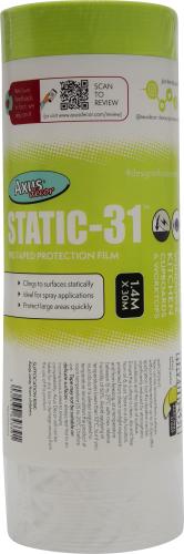AXUS PRE-TAPED PROTECTION FILM 1.4M X 30M