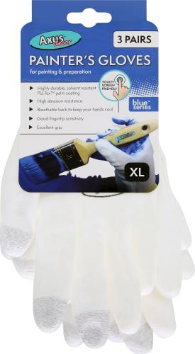 AXUS PAINTERS GLOVES XL 3 PACK