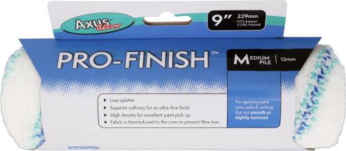 AXUS PRO FINISH 9" MEDIUM PILE ROLLER