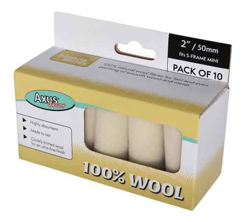 AXUS BLONDE SERIES 100% WOOL MINI ROLLER 50mm P.10