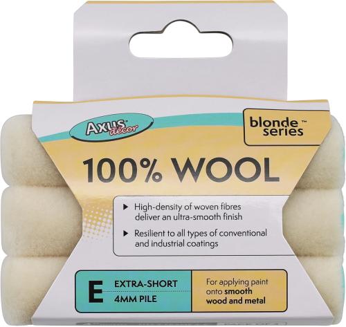 AXUS BLONDE SERIES 100% WOOL MINI ROLLER 4" P.3
