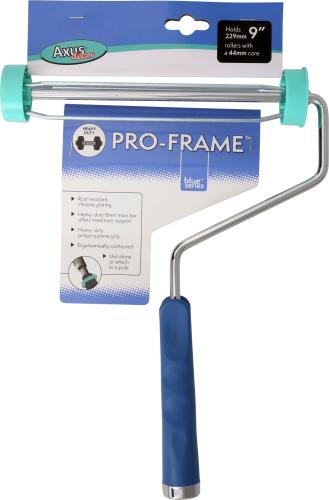AXUS PRO-FRAME HOLDS 9"/230mm ROLLERS 44MM CORE