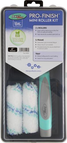 AXUS PRO FINISH ROLLER SET BLUE 4"