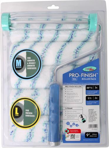 AXUS PRO-FINISH ROLLER SET 6PC