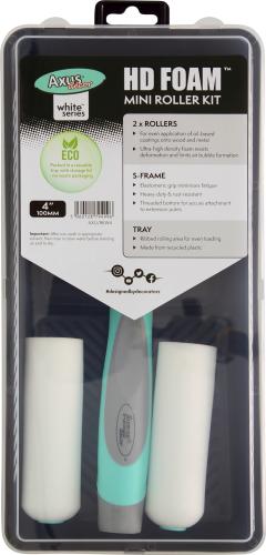 AXUS WHITE SERIES HD FOAM MINI ROLLER KIT 100mm