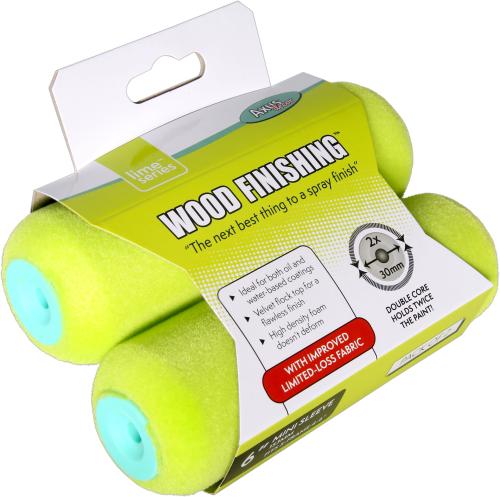 AXUS LIME SERIES WOOD FINISHING DOUBLE CORE ROLLER 150mm P.2
