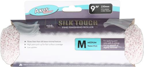 AXUS SILK TOUCH ROLLER MEDIUM PILE 9" 230MM, 44MM CORE