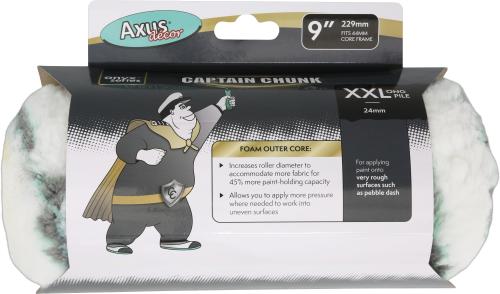 AXUS CAPTAIN CHUNK ROLLER ONYX SERIES 9" / 230mm, 44mm core