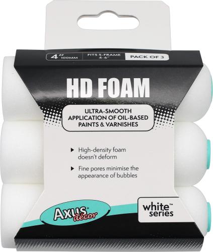 AXUS WHITE SERIES HD FOAM MINI ROLLER 4" P.3