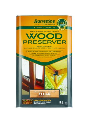 BRR WOOD PRESERVER CLEAR 5LTR