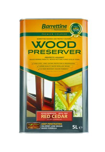 BRR WOOD PRESERVER RED CEDAR 5LTR