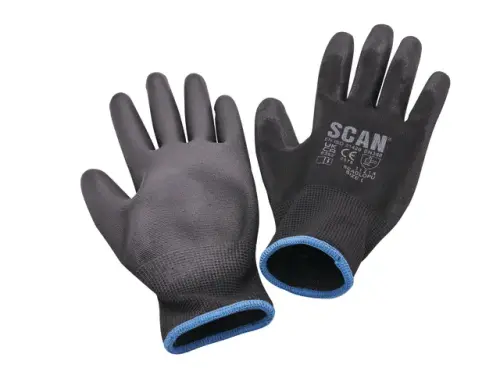 Dipped PU Gloves (5 Pairs)