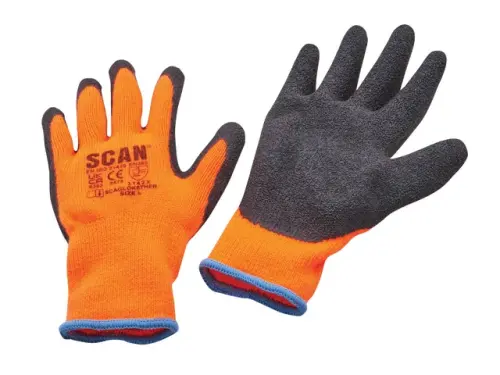 Dipped Thermal Latex Gloves (3 Pairs)