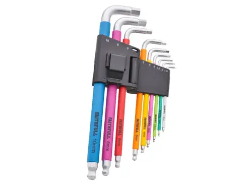 Colour Coded Hex Key Set