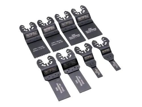 8 Piece Mixed Multi-Tool Blade Set