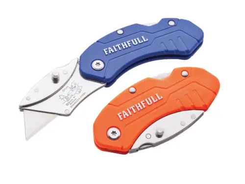Folding Hi-Vis Utility Knife