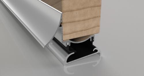 Stormguard Trimline 914mm Aluminium