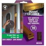 Epdm Brown P Profile Rubber Seal Strip 10Mtr