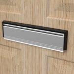 Stormguard Brush Letterplate Flap Sleeved Alum