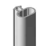 Stormguard White PVCu Door Seal - Push In 20m