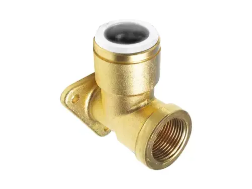 Speedfit 22mm x 3/4'' Brass Wallplate Elbow