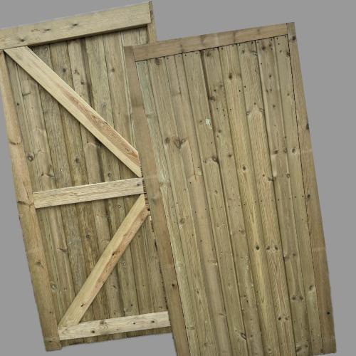 JGF Treated Matchboard PTGV Gate 900mm x 1800mm Approx (Responsibly Sourced)