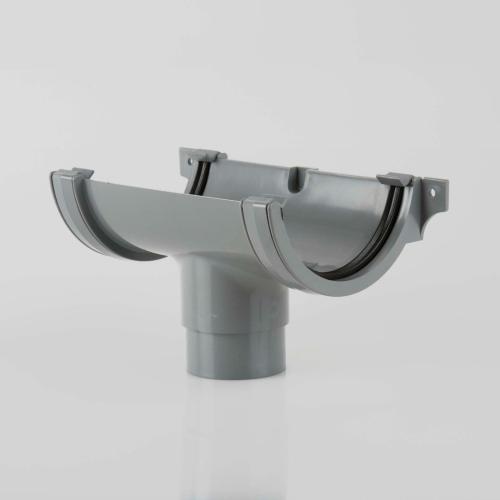 112mm Roundstyle Hr Running Outlet Grey