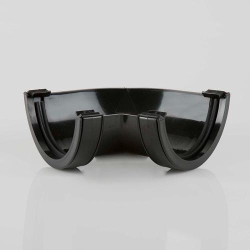 112mm Roundstyle Hr Gutter Angle 120° Black