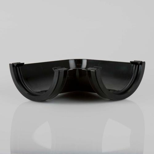 112mm Roundstyle Hr Gutter Angle 90° Black