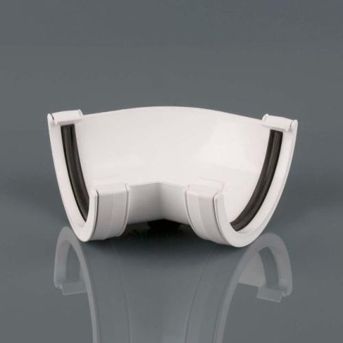 112mm Roundstyle Hr Gutter Angle 135° Arctic White