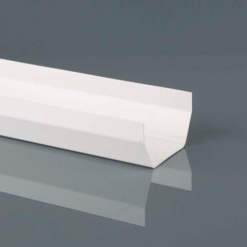 114mm Squarestyle Gutter 2M Length Arctic White