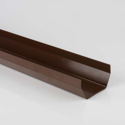114mm Squarestyle Gutter 2M Length Brown