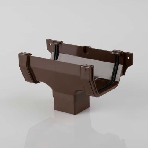 114mm Squarestyle Running Outlet Brown